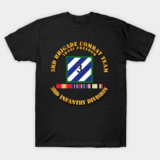 3rd BCT, 3rd ID - OIF w Svc Ribbons T-Shirt